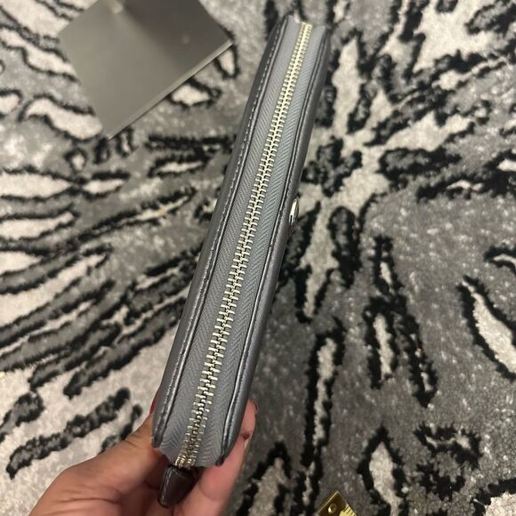 Coach POPPY Blue and Gray Women's Wallet - Picture 6 of 12